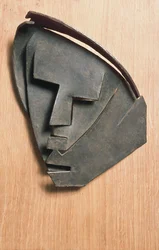 Maska obrysu Little Montserrat (bronz)